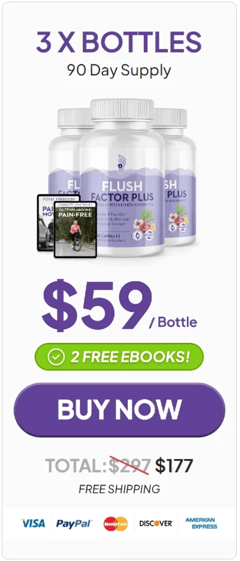 Flush Factor Plus buy 3 bottle