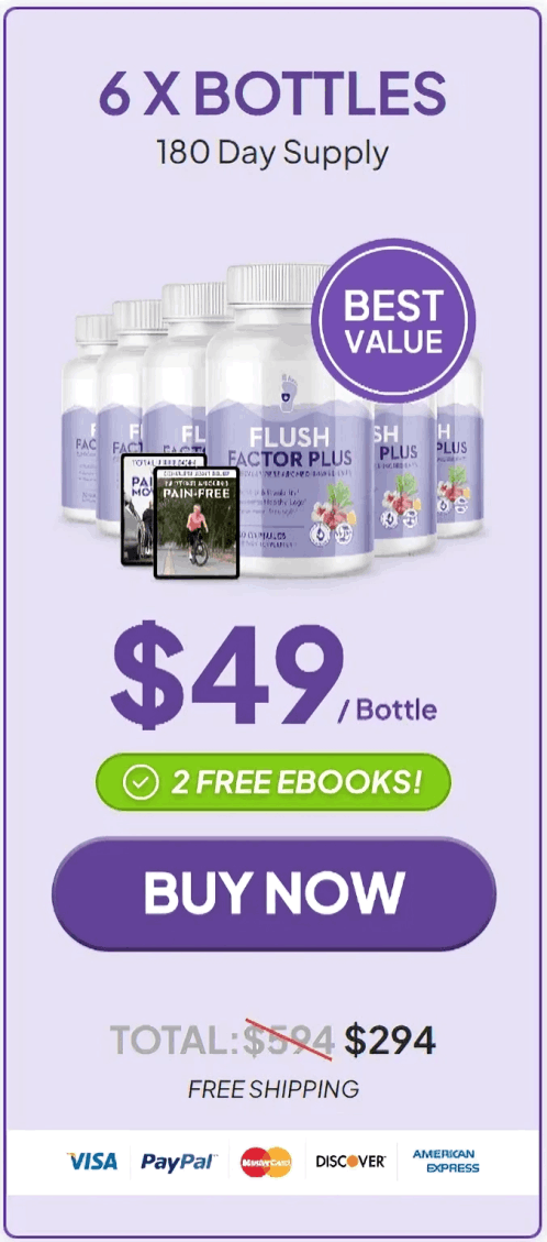 Flush Factor Plus buy 6 bottle